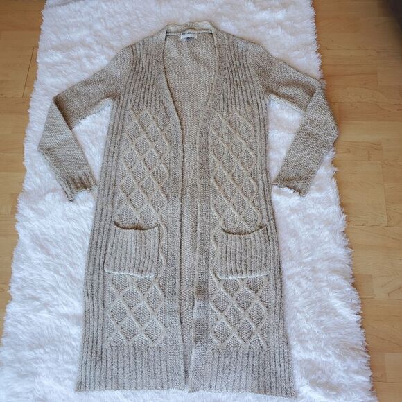 OSCAR ST Women's Cardigan Duster Wool Blend Size M/L - Picture 3 of 8